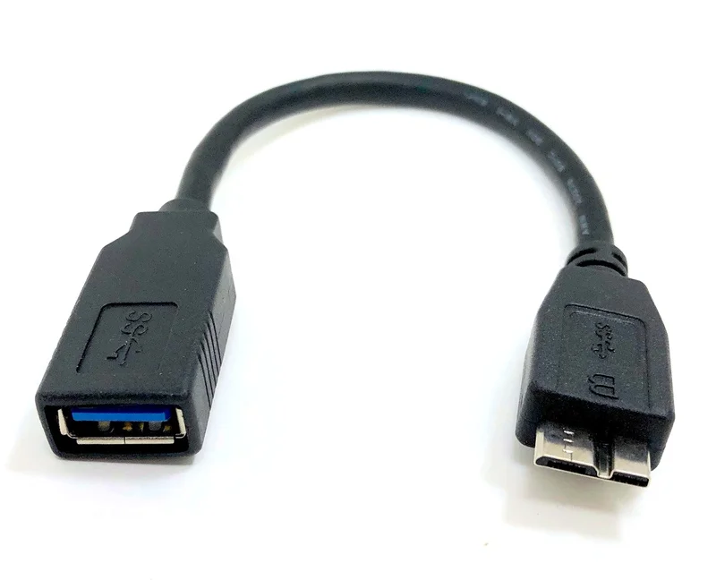 Φωτογραφία προϊόντος: POWERTECH αντάπτορας USB σε Micro B USB CAB-U155, 5Gbps, 0.3m, μαύρος