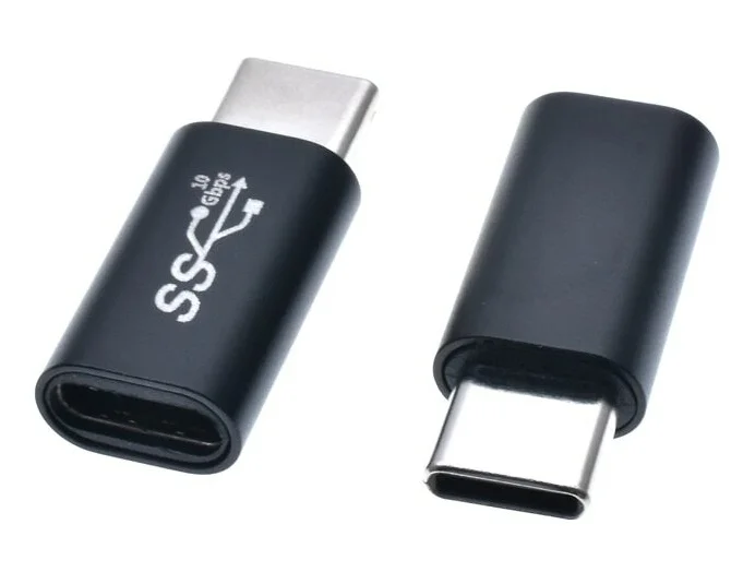 Φωτογραφία προϊόντος: POWERTECH αντάπτορας USB-C CAB-UC063, αρσενικό σε θηλυκό, 10Gbps, μαύρος