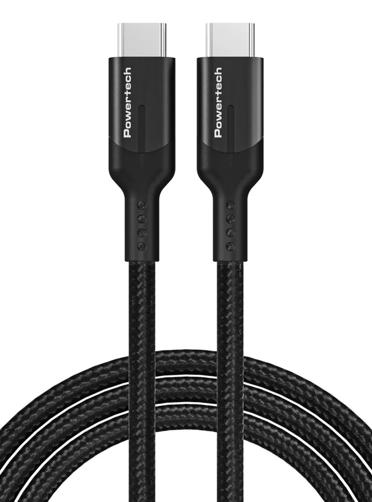 Φωτογραφία προϊόντος: POWERTECH καλώδιο USB-C PTR-0140, PD 240W 5A, copper, 1m, μαύρο