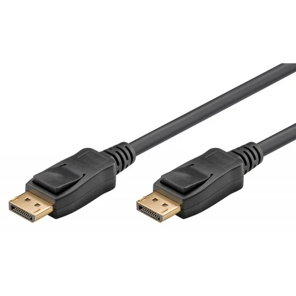 Φωτογραφία προϊόντος: GOOBAY καλώδιο DisplayPort 61697, 8K/60Hz, 32.4 Gbit/s, 2m, μαύρο
