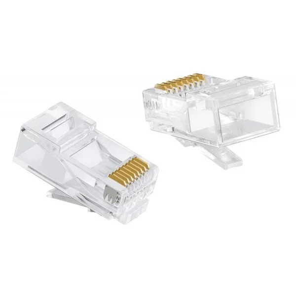 Φωτογραφία προϊόντος: POWERTECH βύσμα RJ45 CAB-N352, Cat 6/6a UTP, modular, διάφανο, 50τμχ