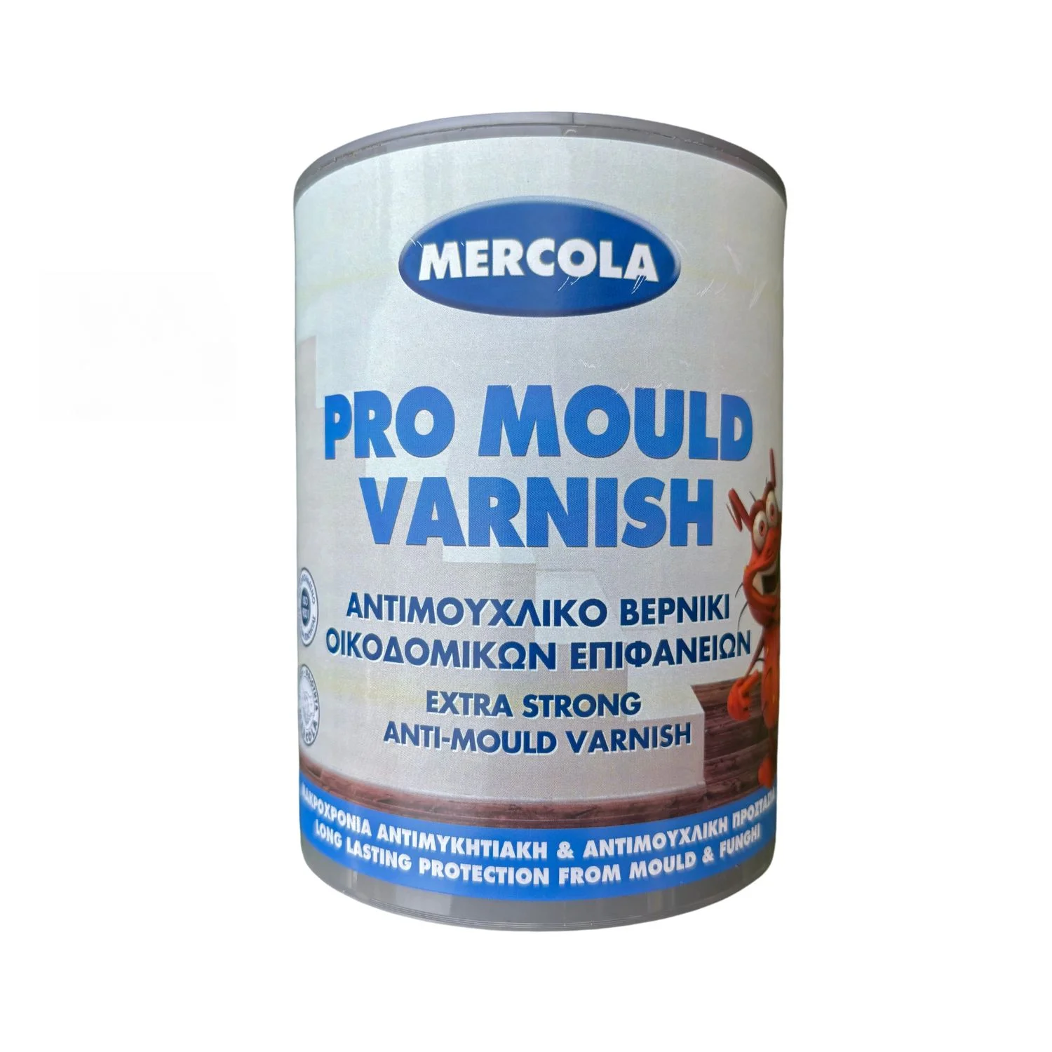 Φωτογραφία προϊόντος: Mercola Pro Mould Varnish Αντιμουχλικό Βερνίκι Οικοδομικών Επιφανειών 750ml