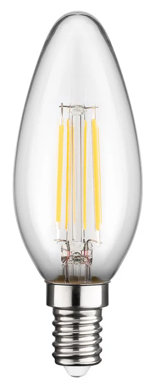 Φωτογραφία προϊόντος: GOOBAY LED λάμπα candle 65390, E14, Filament, 4W, 2700K, 470lm