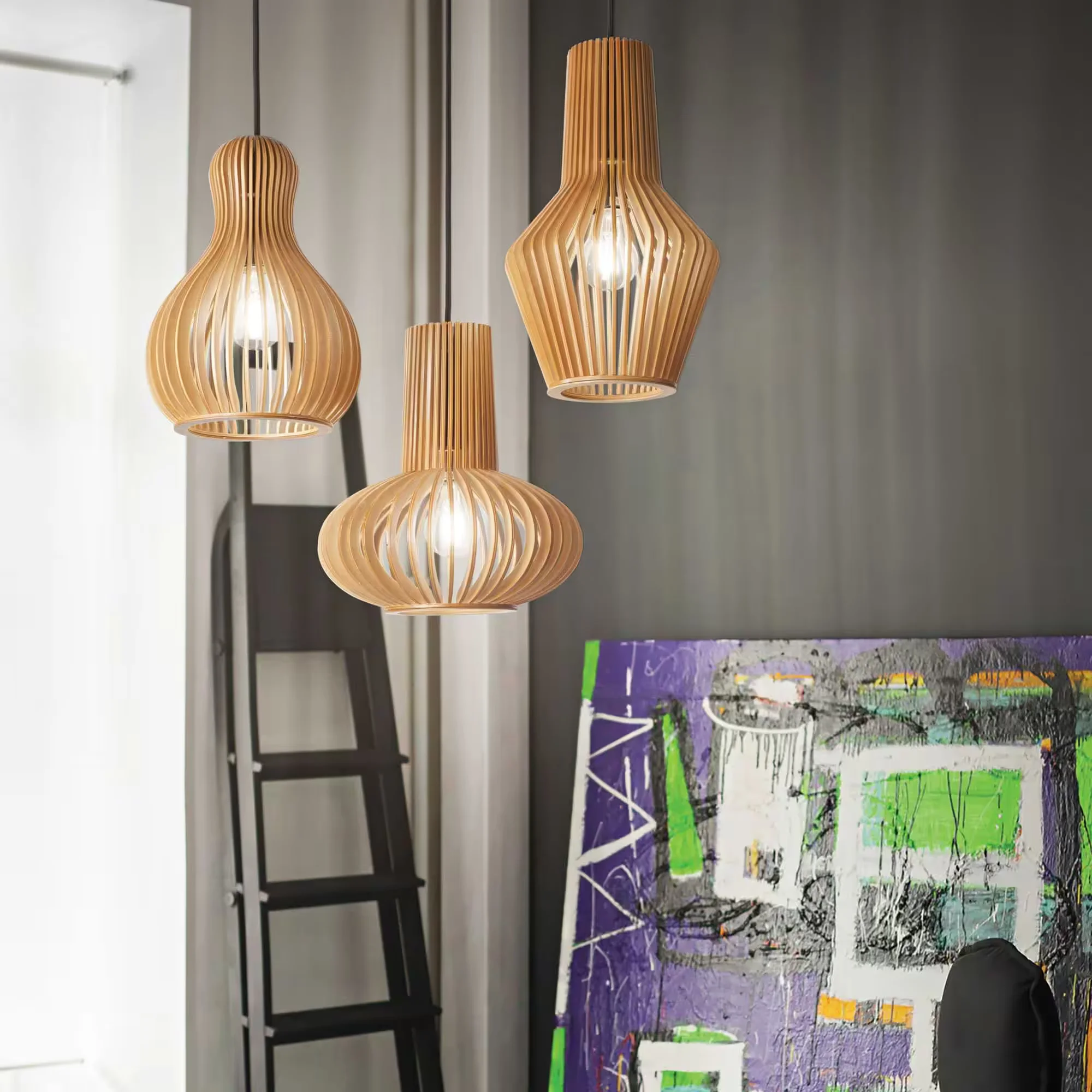 Φωτογραφία προϊόντος: Ideal lux Citrus-1 sp1 Φωτιστικό μονόφωτο Ξύλο