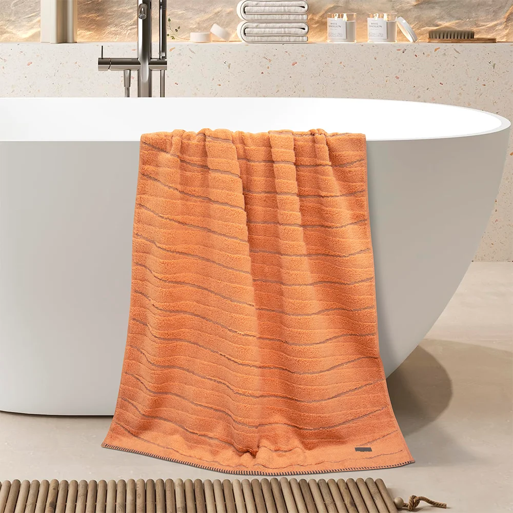Φωτογραφία προϊόντος: Lino Home LINO Πετσέτα Σώματος (80x150) Loomline Ροδί