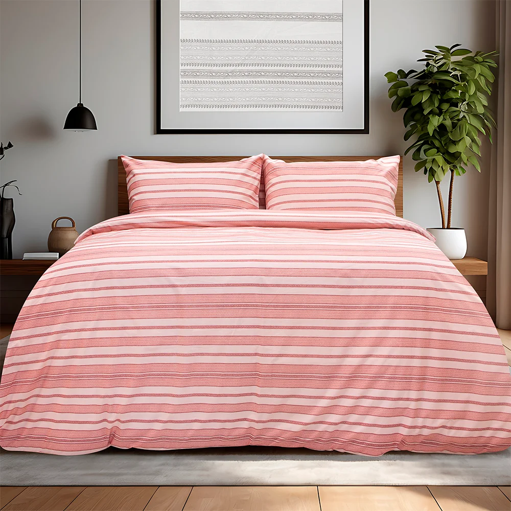 Φωτογραφία προϊόντος: Lino Home LINO Σετ Σεντόνια Μονά (170x260) Carril Ροζ