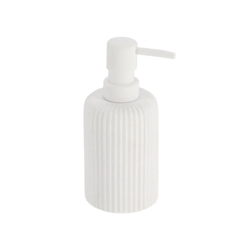 Φωτογραφία προϊόντος: Plastona Dispenser polyresin λευκό ριγέ 230ml/7x17cm
