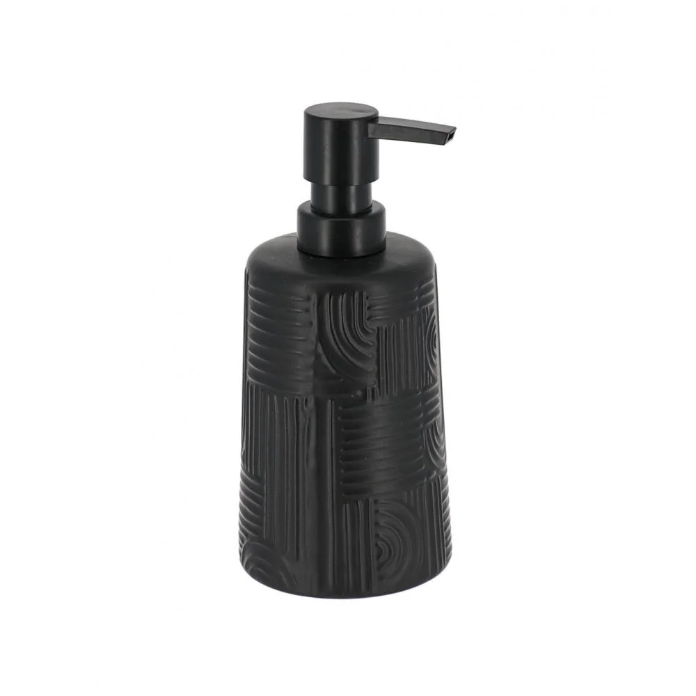 Φωτογραφία προϊόντος: Plastona Dispenser κεραμ.ethnic vibes μαύρο 430ml/8x18cm