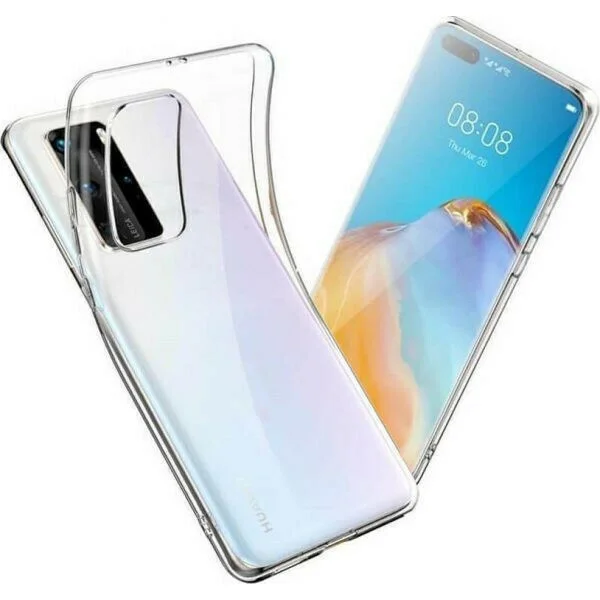 Φωτογραφία προϊόντος: Θήκη Back Cover Σιλικόνης 0.5mm Διάφανο (Huawei P40 Pro)