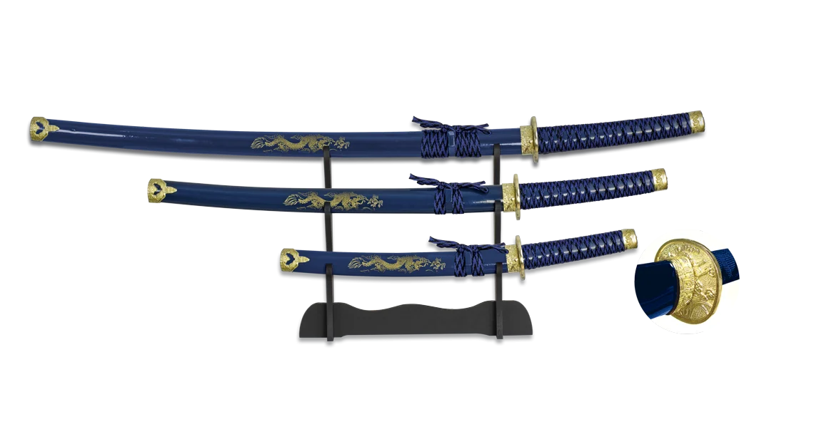 Φωτογραφία προϊόντος: ΣΠΑΘΙΑ TOLE10 Set 3 katana 29cm/49cm/70cm, 31515-AZ