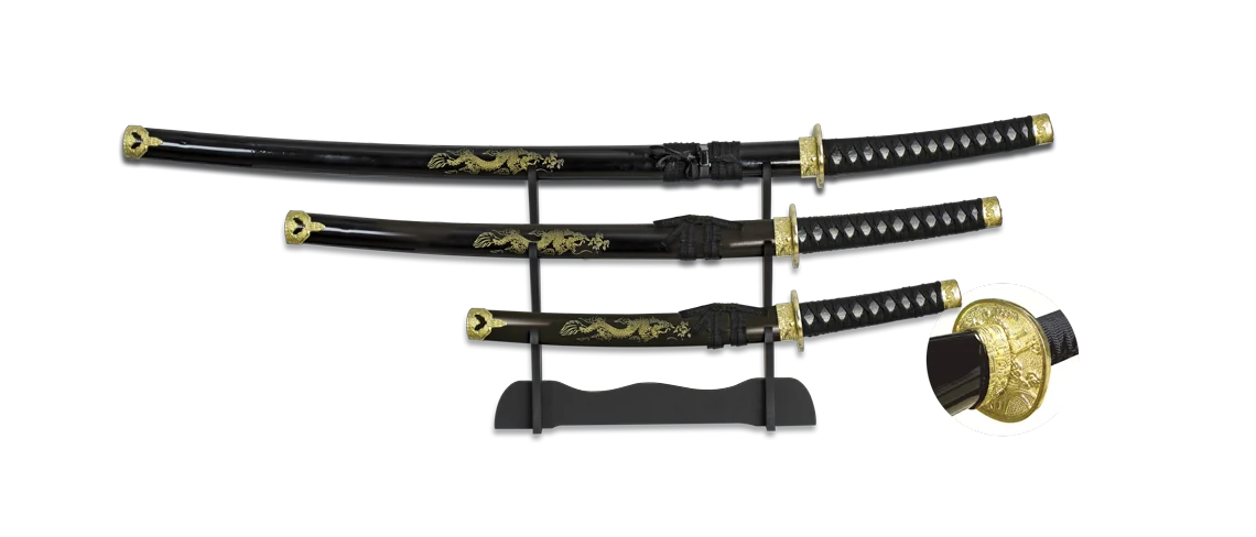 Φωτογραφία προϊόντος: ΣΠΑΘΙΑ TOLE10 Set 3 katana 29cm/49cm/70cm, 31515-NE