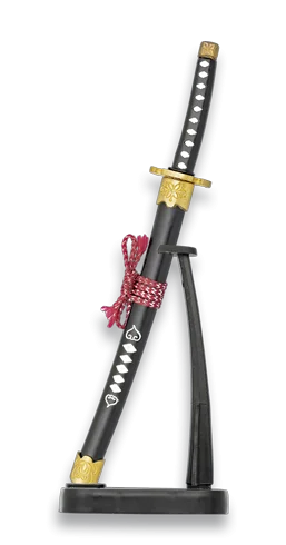 Φωτογραφία προϊόντος: ΣΠΑΘΑΚΙ TOLE10 Mini katana Black with stand, 32484