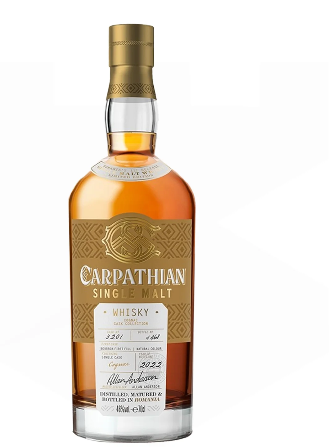 Φωτογραφία προϊόντος: CARPATHIAN COGNAC SINGLE MALT 700ML 46%