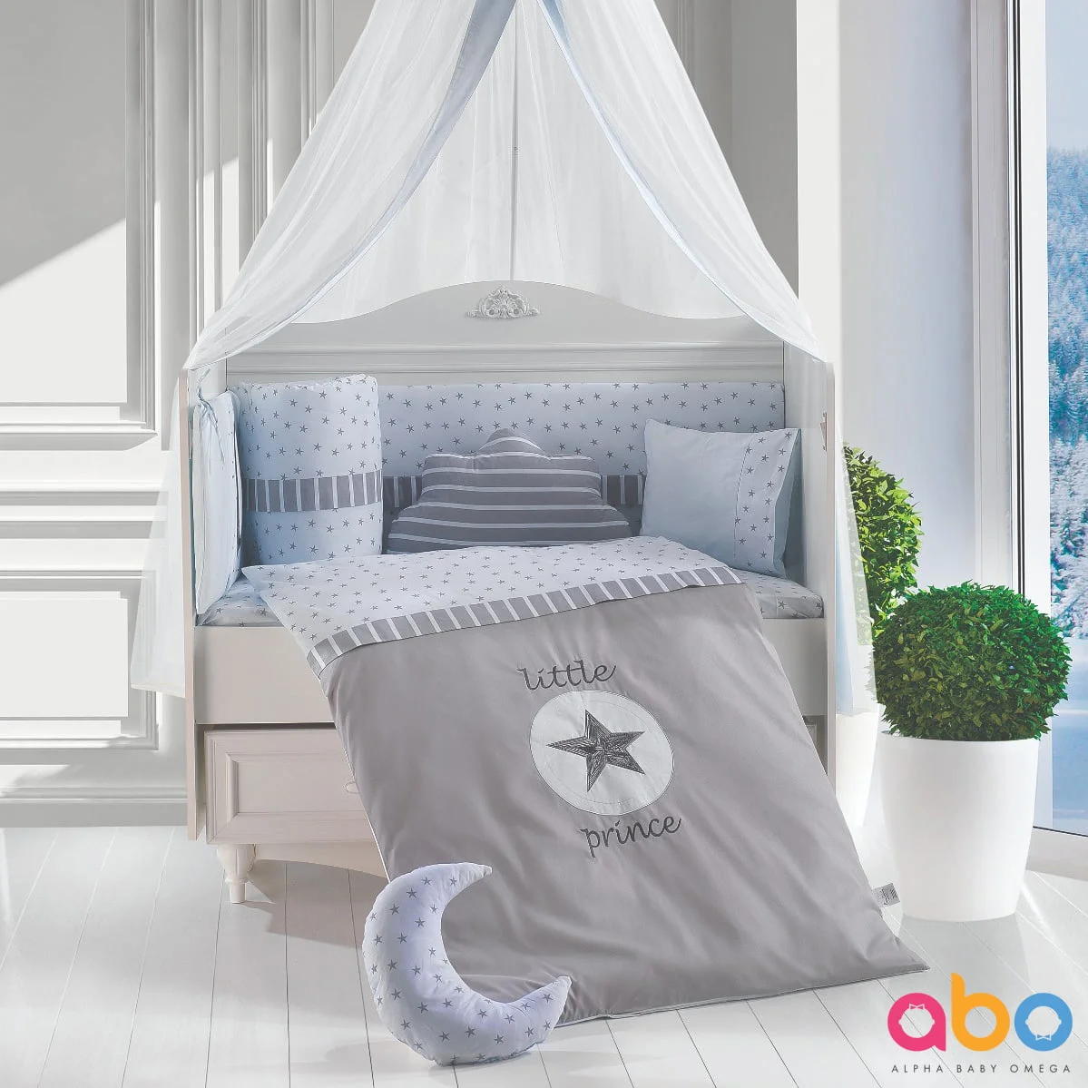 Φωτογραφία προϊόντος: Abo Little Prince Σετ Προίκας 9 τμχ 70*140