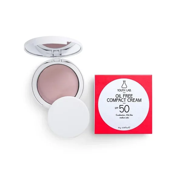 Φωτογραφία προϊόντος: Youth Lab Oil Free Compact Cream SPF 50 Combination to Oily Skin Medium Colour 10 gr