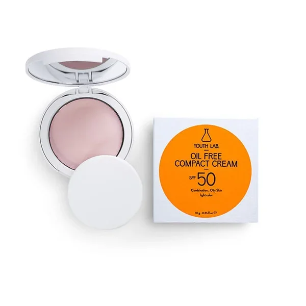 Φωτογραφία προϊόντος: Youth Lab Oil Free Compact Cream SPF 50 Combination to Oily Skin Light Colour 10 gr
