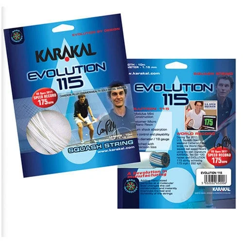 Φωτογραφία προϊόντος: Karakal Evolution 115 Squash Χορδές 10M Σετ