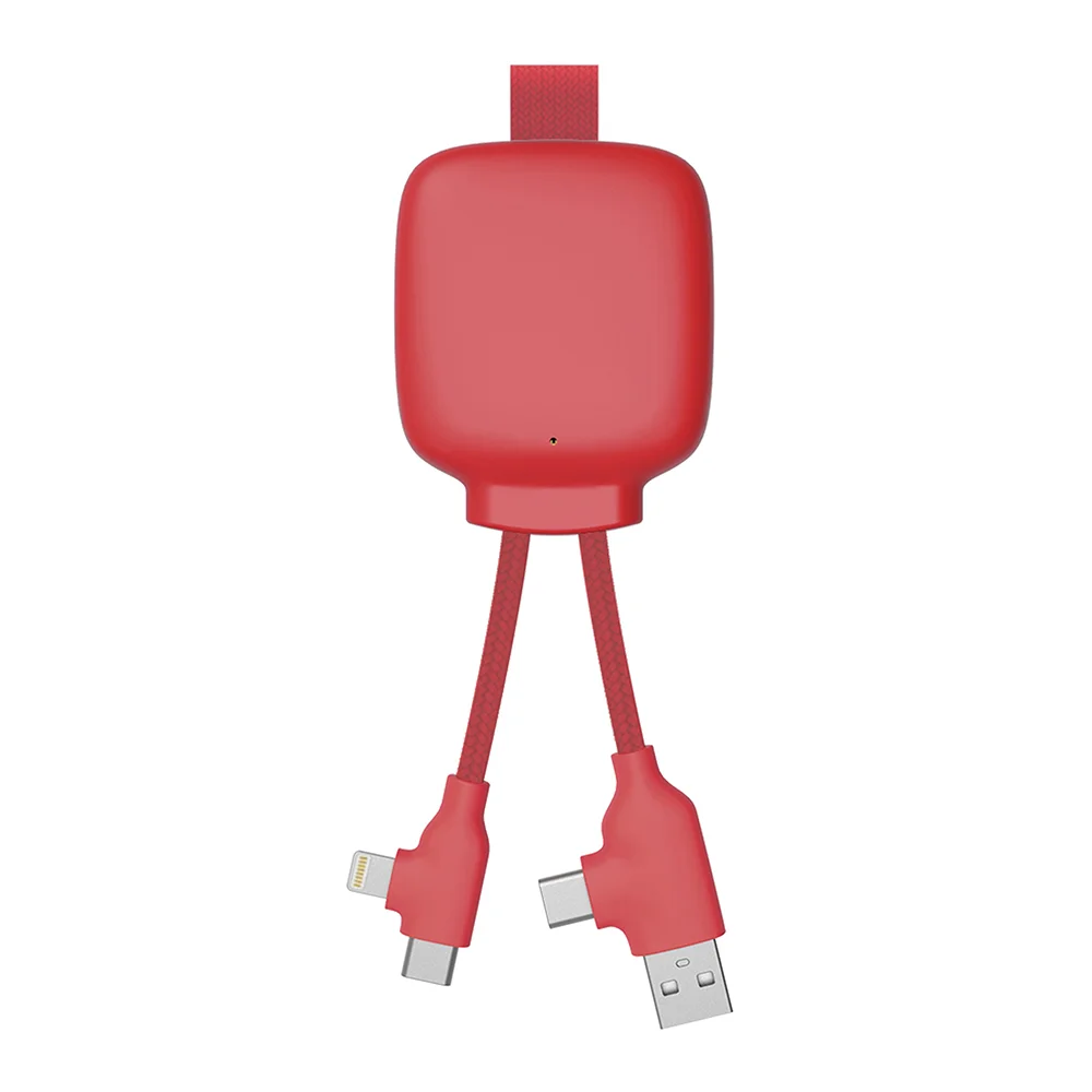 Φωτογραφία προϊόντος: Xoopar Gamma Lite GRS Power Bank 3.000mAh + Multi USB Cable Red
