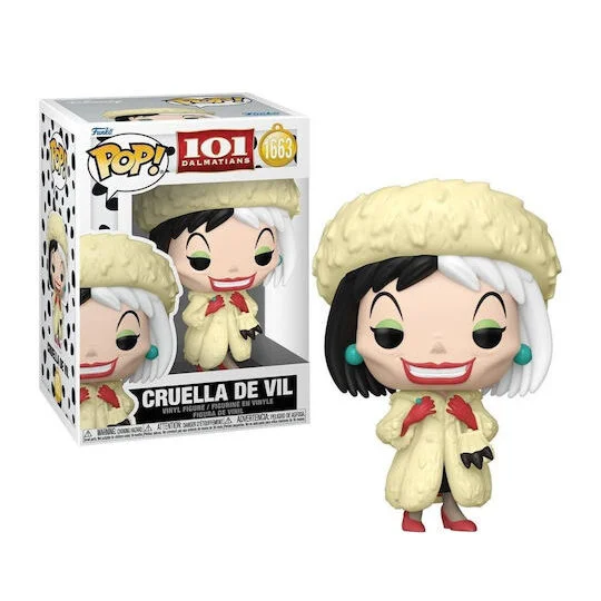 Φωτογραφία προϊόντος: Φιγούρα Funko Pop! Disney: 101 Dalmatians - Cruella De Vil #1663 Vinyl Figure