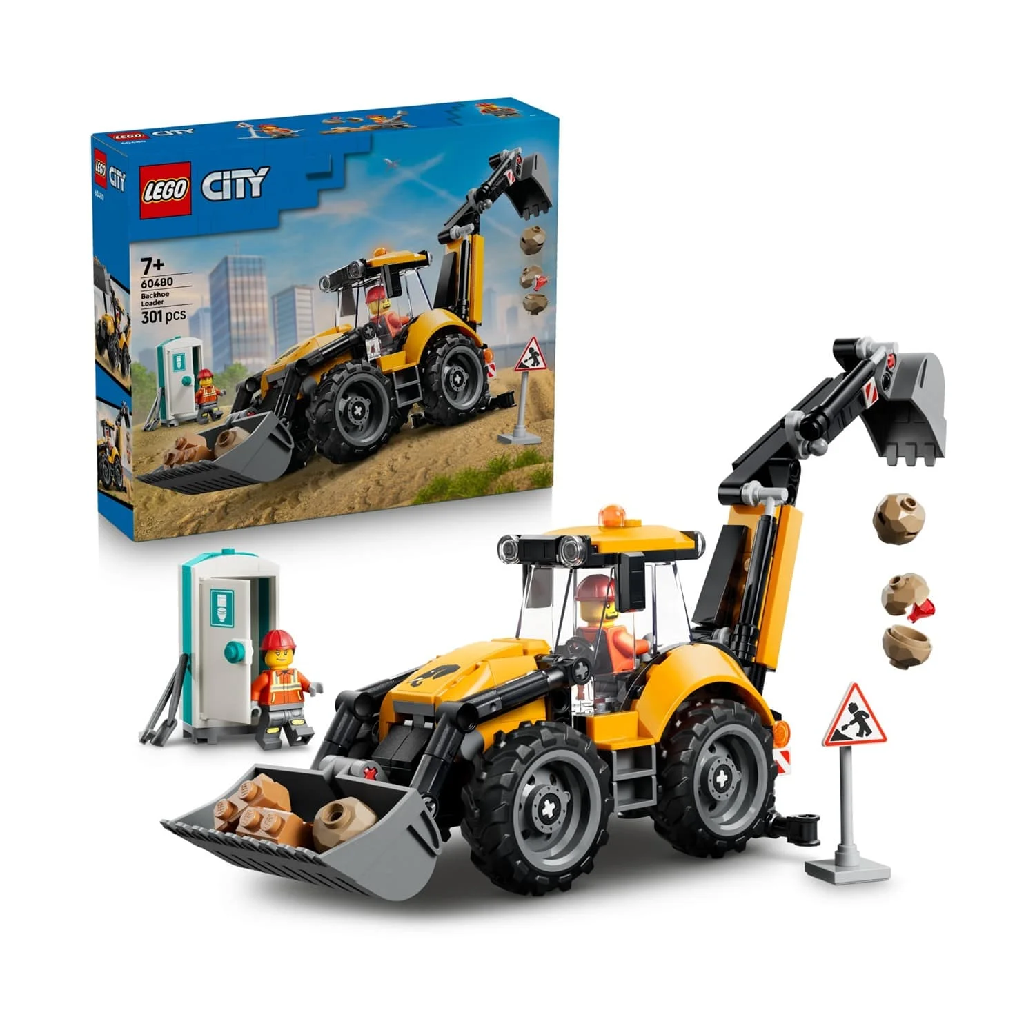 Φωτογραφία προϊόντος: LEGO City: Yellow Backhoe Loader (60480)