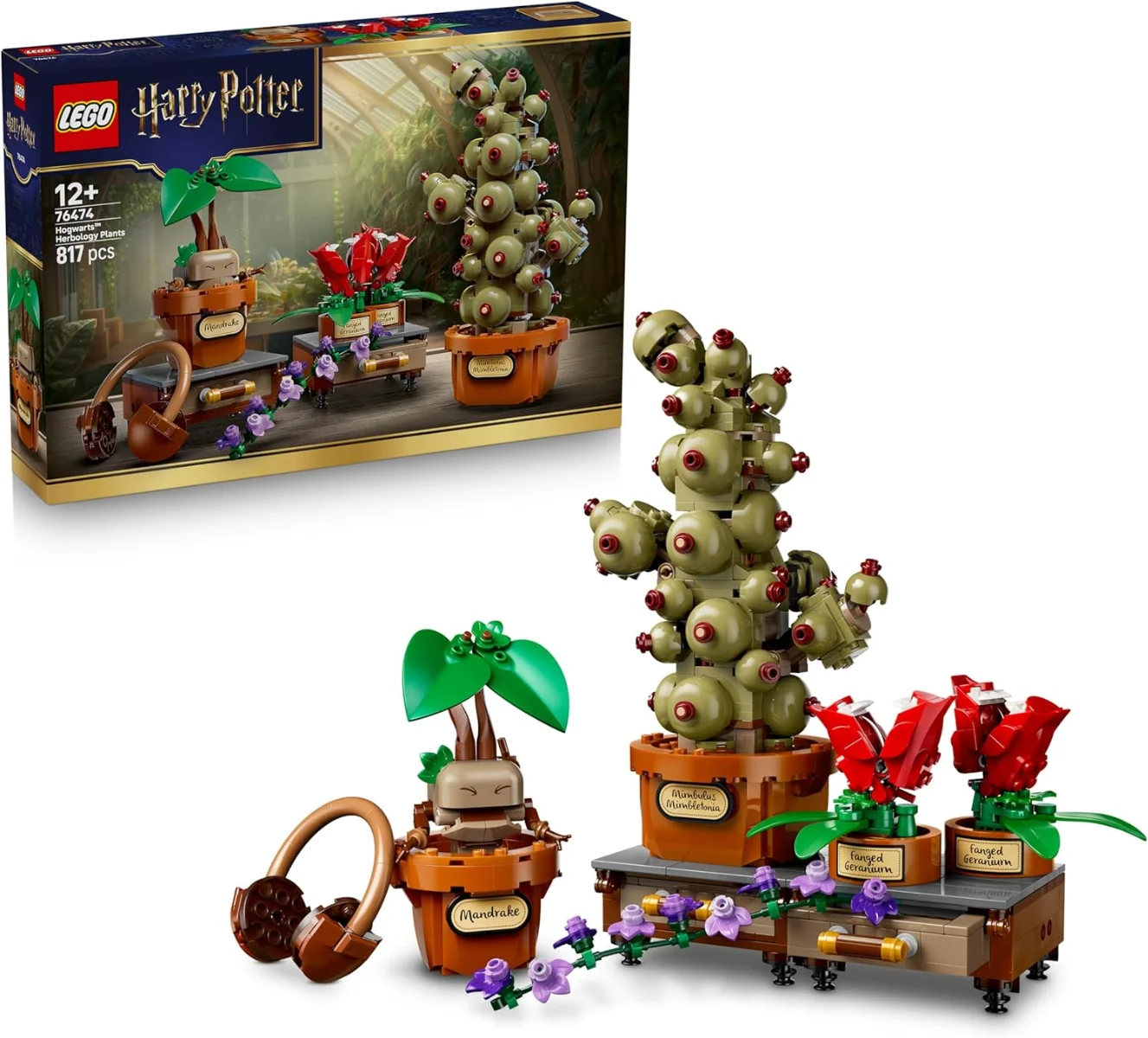 Φωτογραφία προϊόντος: LEGO Harry Potter Hogwarts Herbology Plants (76474)