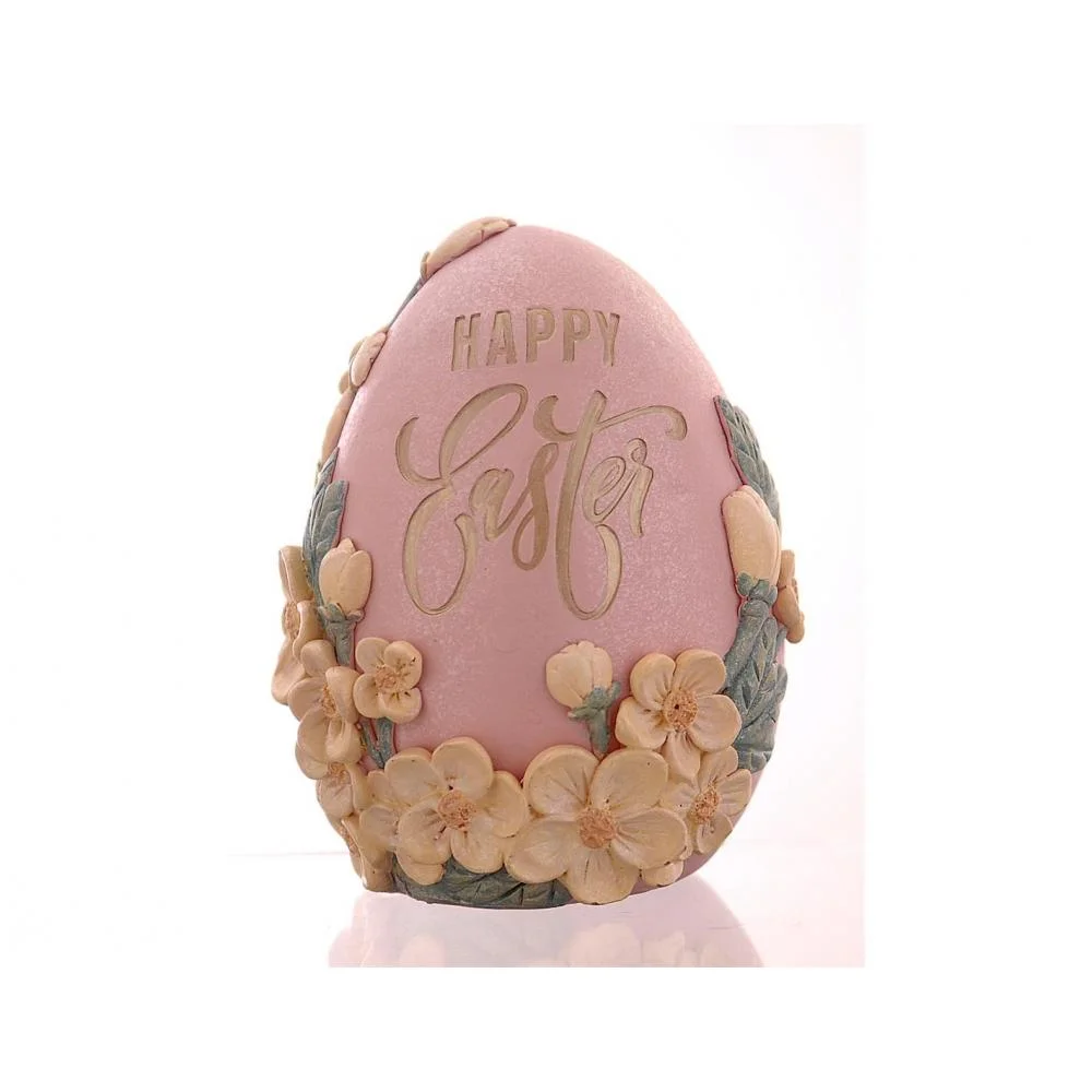 Φωτογραφία προϊόντος: Αυγό HAPPY EASTER ροζ χρ. 15,3εκ.