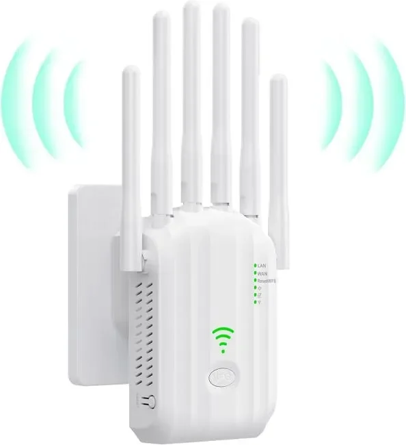 Φωτογραφία προϊόντος: WiFi Repeater AX1800 Dual Band Με 6 Κεραίες Andowl Q-A108
