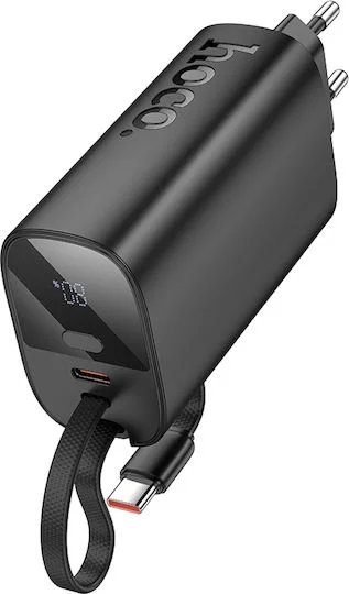 Φωτογραφία προϊόντος: Power Bank Hoco Hoco J148 Handy 5000mAh PD20W QC3.0A Φορτιστής με 1xUSB-C και Καλώδιο Type-C Μαύρο