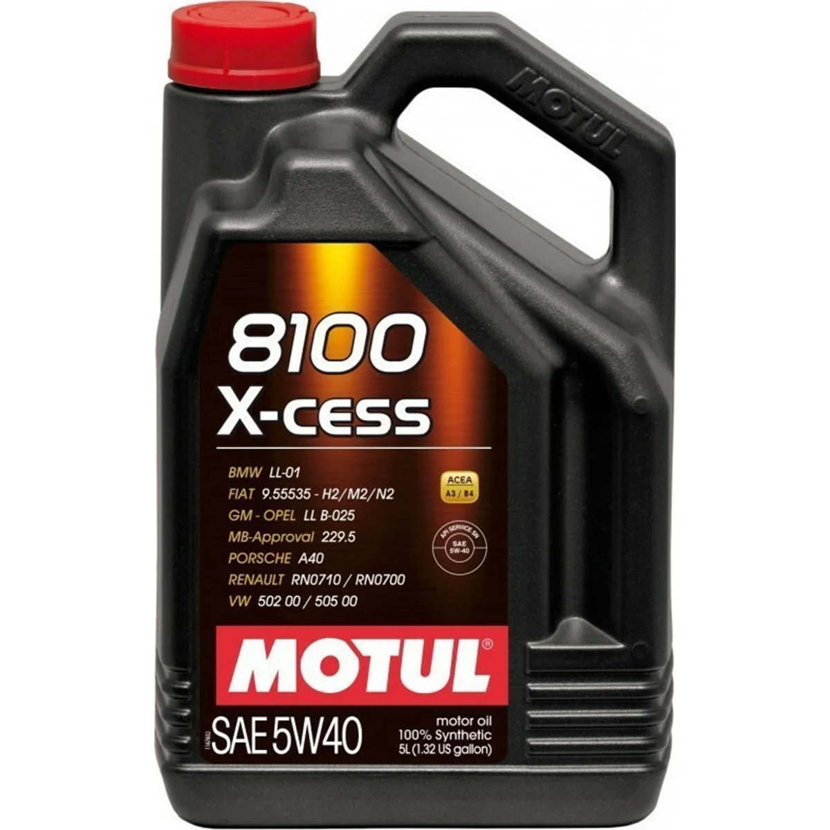 Φωτογραφία προϊόντος: MOTUL 5W40 8100 X-CESS 5LT