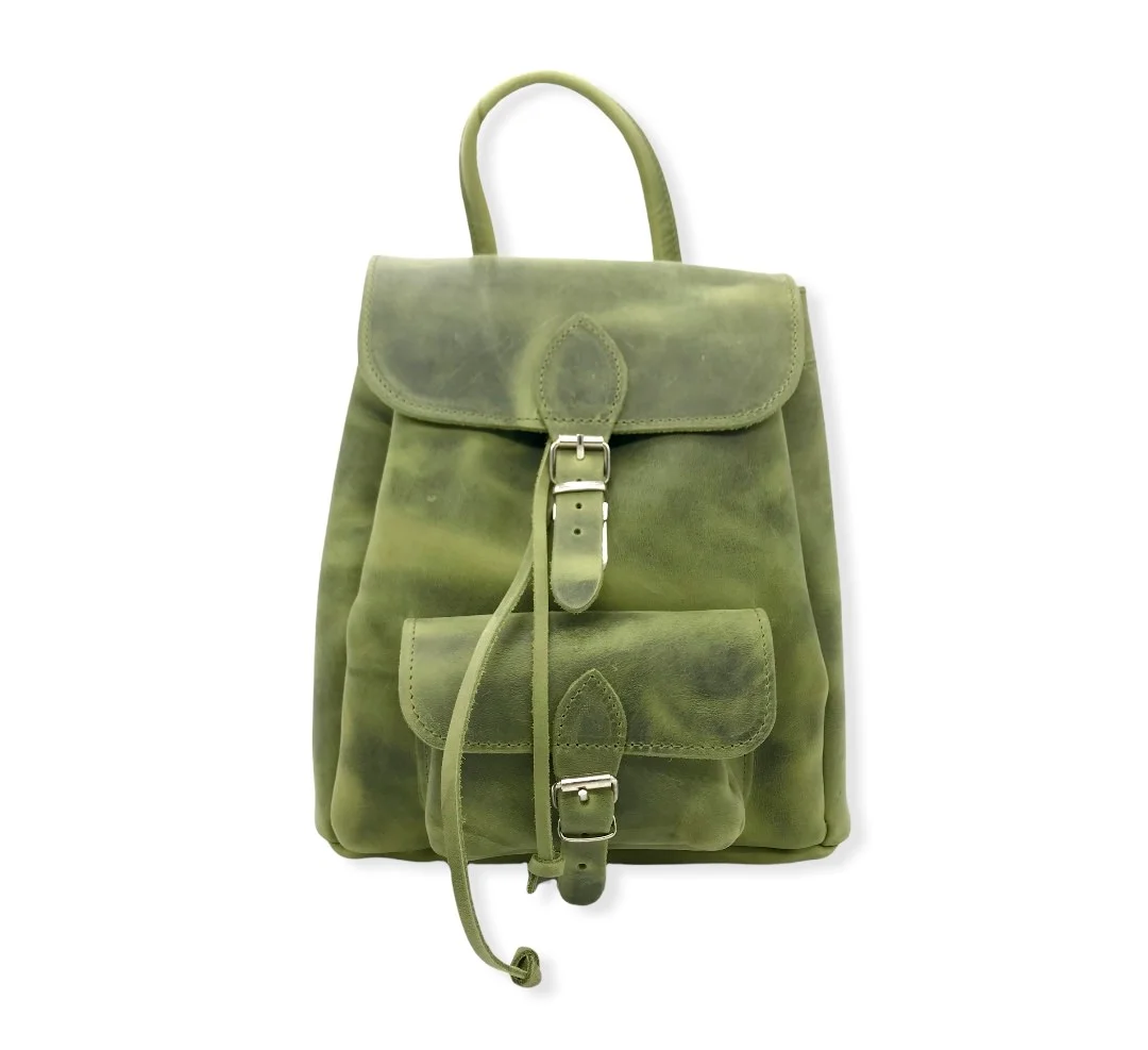 Φωτογραφία προϊόντος: OEM Classic backpack λαδί / δερμάτινο σακίδιο πλάτης