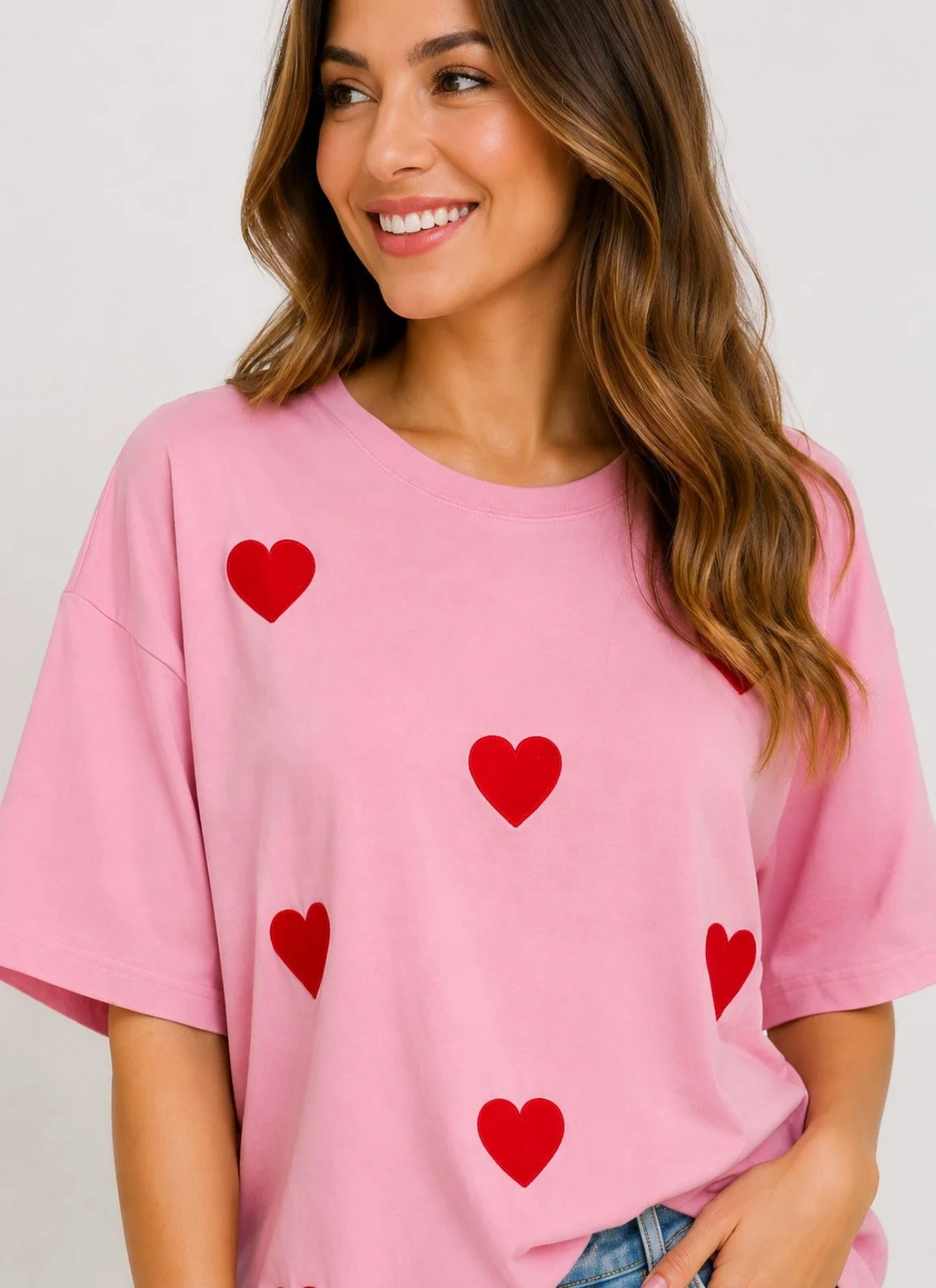 Φωτογραφία προϊόντος: ELUNA Heart T-Shirt Oversized Pink
