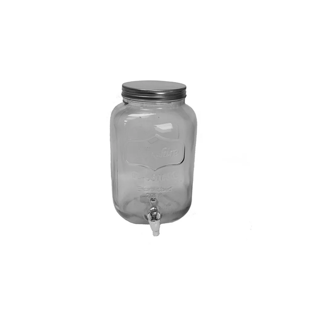 Φωτογραφία προϊόντος: Plastona Γυάλα με καπάκι inox & βρύση 19Χ32 8L