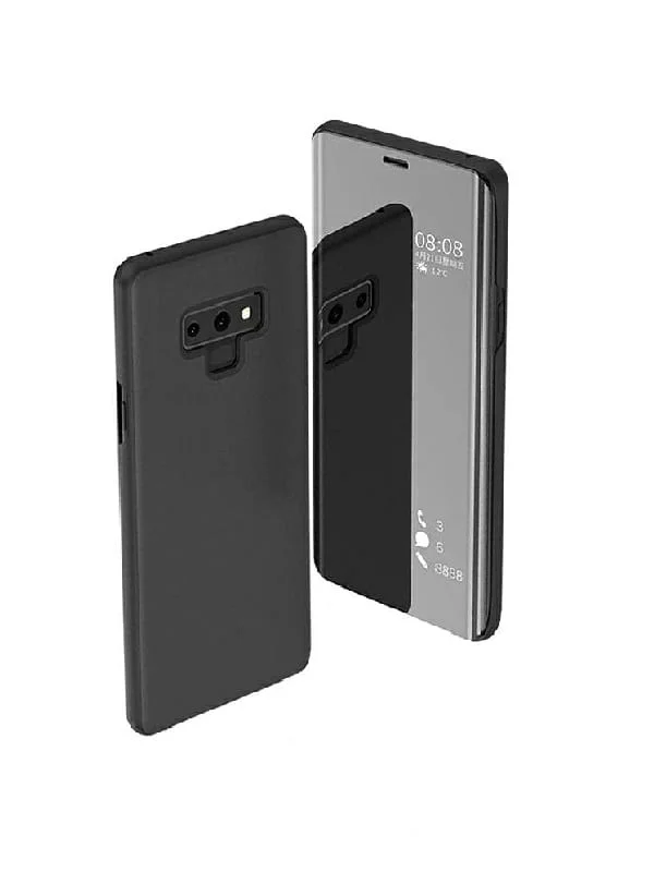Φωτογραφία προϊόντος: MIRROR CLEAR VIEW ΘΗΚΗ ΒΙΒΛΙΟ ΓΙΑ SAMSUNG GALAXY A72 4G - ΜΑΥΡΗ