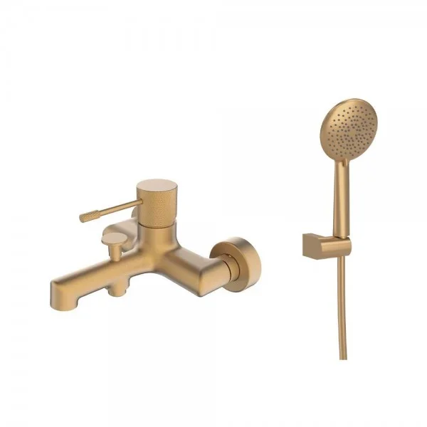 Φωτογραφία προϊόντος: ORABELLA Μπαταρία λουτρού Terra Brushed Gold με τηλέφωνο