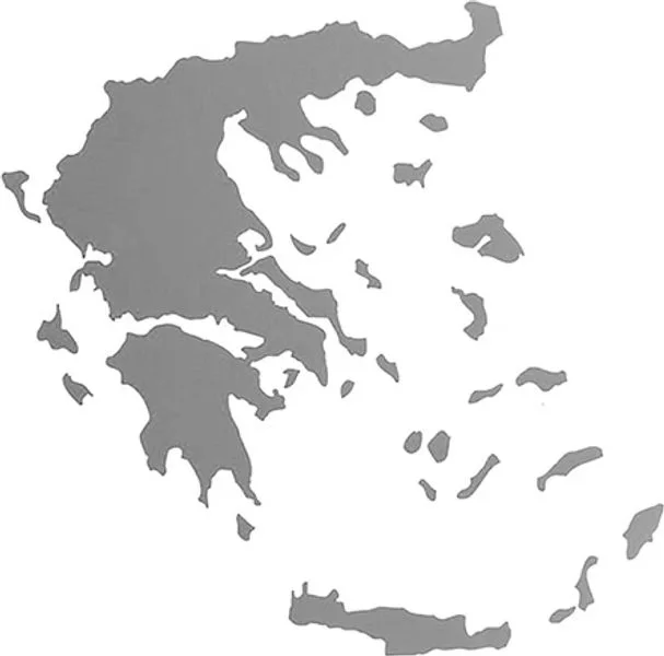 Φωτογραφία προϊόντος: Auto GS Αυτοκόλλητος χάρτης Ελλάδας ασημί 11x9cm 1τμχ