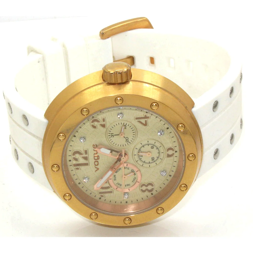 Φωτογραφία προϊόντος: Vogue Flash Rose Gold White Rubber Strap 17004.5