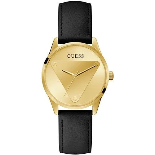Φωτογραφία προϊόντος: GUESS Emblem Black Leather Strap GW0399L3