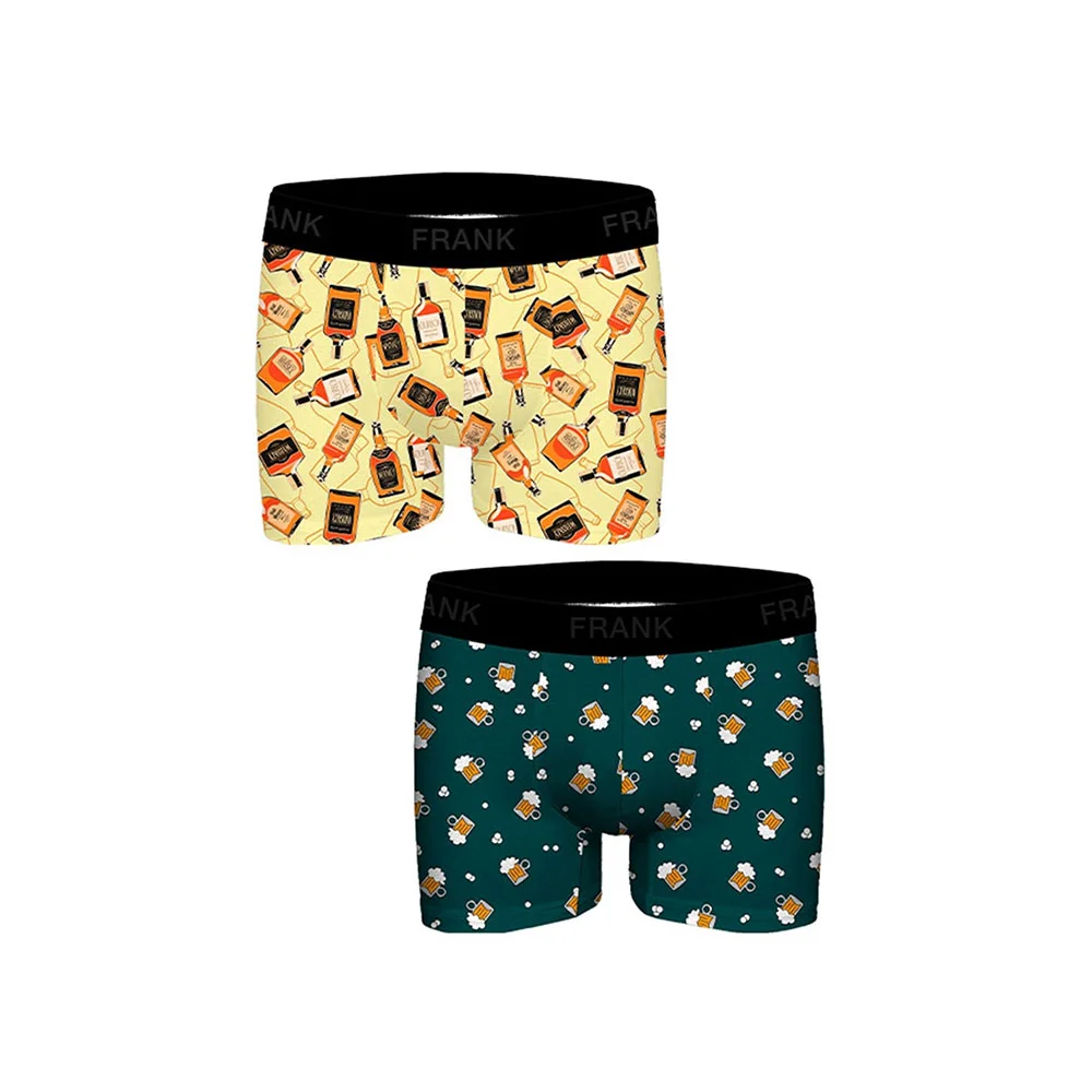 Φωτογραφία προϊόντος: Ανδρικό Boxer John Frank 2pack JF2BFUN02 Πολύχρωμο
