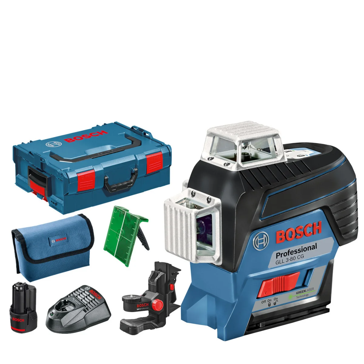 Φωτογραφία προϊόντος: BOSCH GLL 3-80 CG Γραμμικό Λέιζερ 0.601.063.T00