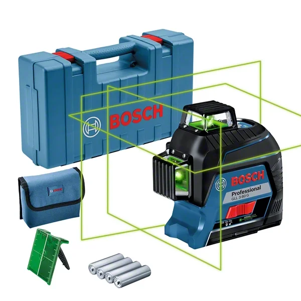 Φωτογραφία προϊόντος: BOSCH Γραμμικό λέιζερ GLL 3-80 G Professional 0601063Y00