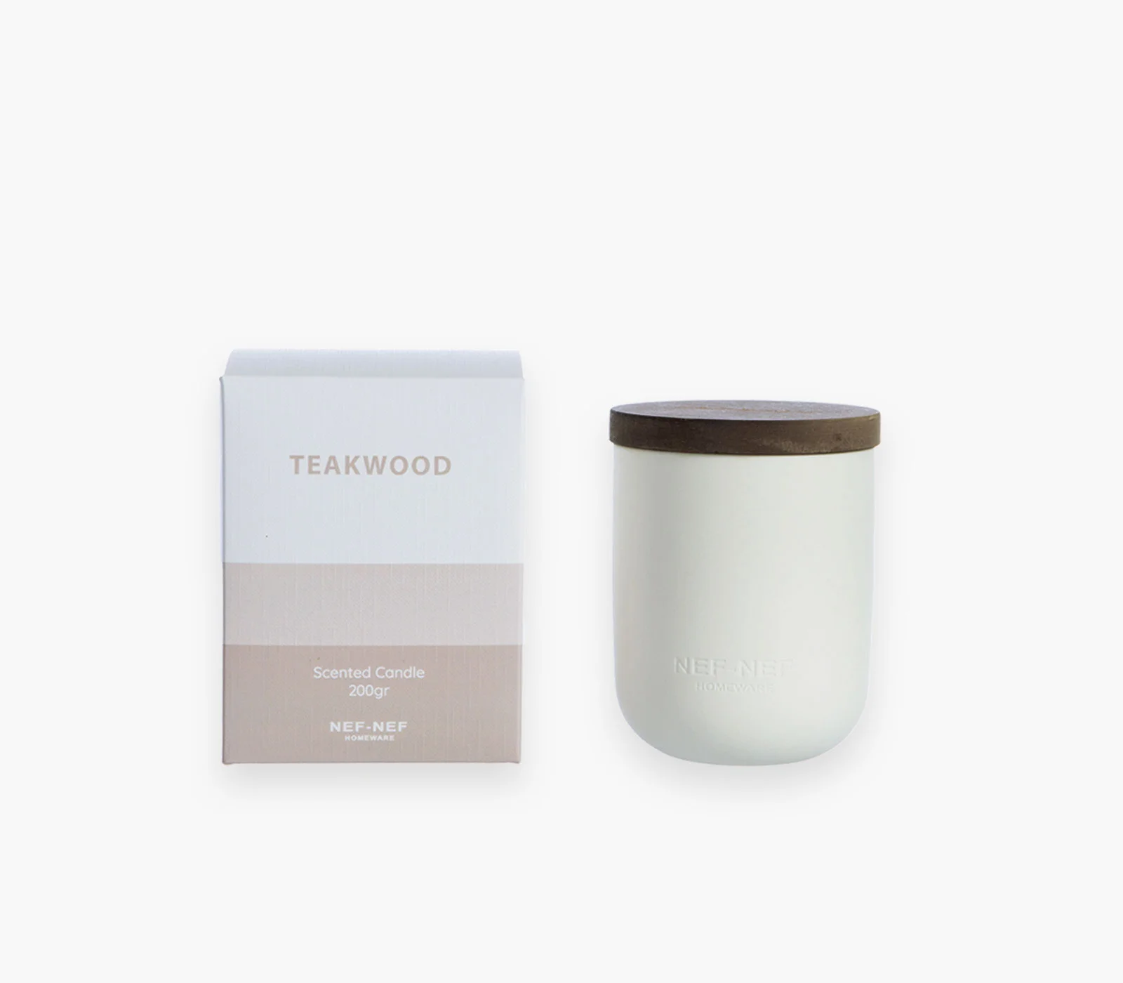 Φωτογραφία προϊόντος: Αρωματικό Κερί Nef-Nef Homeware Teakwood 26 200gr