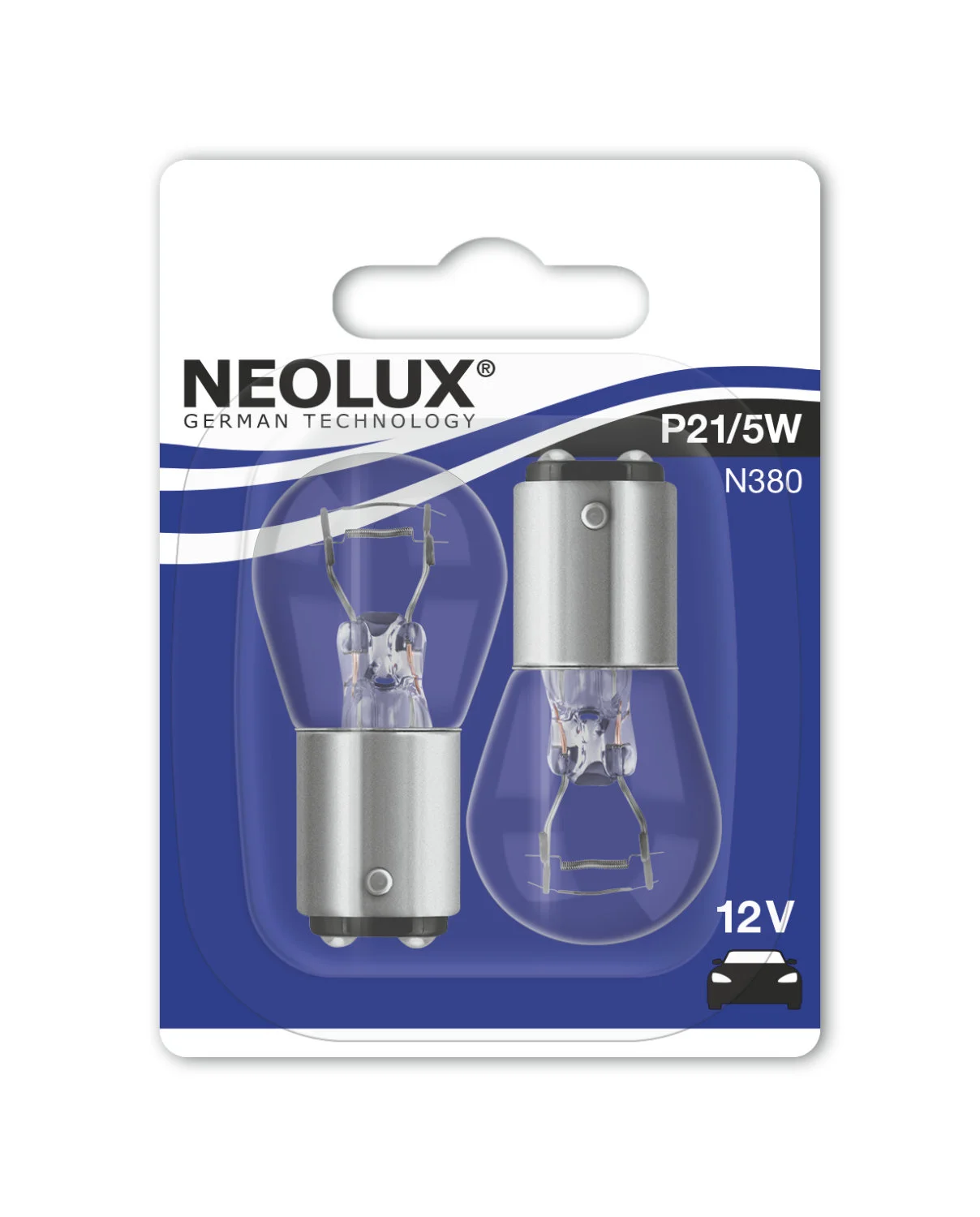 Φωτογραφία προϊόντος: NEOLUX P21/5W 12V 21/5W BAY15d (N380-02B) 2τμχ