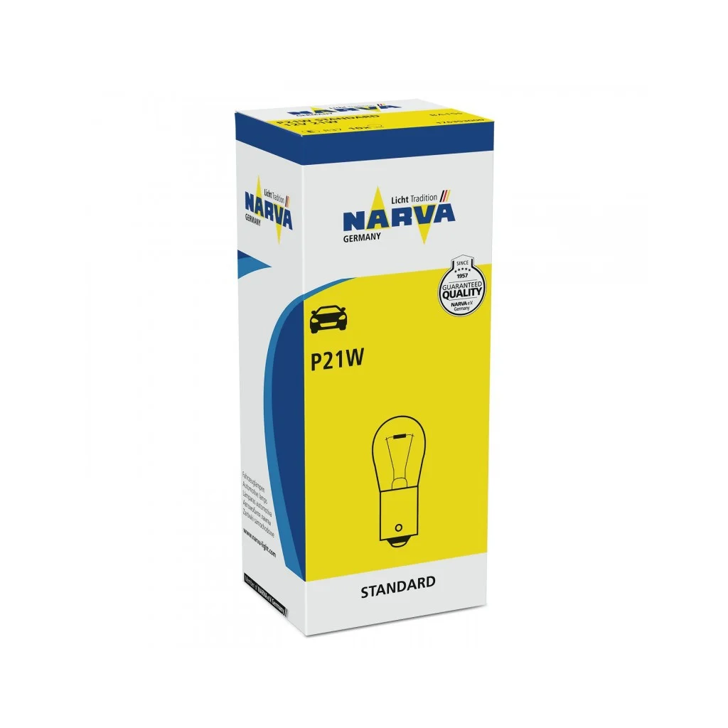 Φωτογραφία προϊόντος: NARVA KAPYΔI ΜΟΝΟΠ. P21W 12V-21W (1 τεμάχιo) (17635)