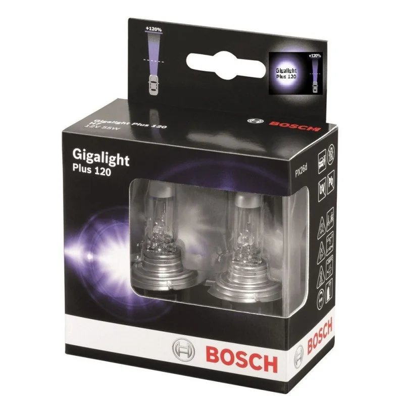 Φωτογραφία προϊόντος: BOSCH H4 GIGALIGHT +120 12V 55W 2ΤΕΜ. 1987301106