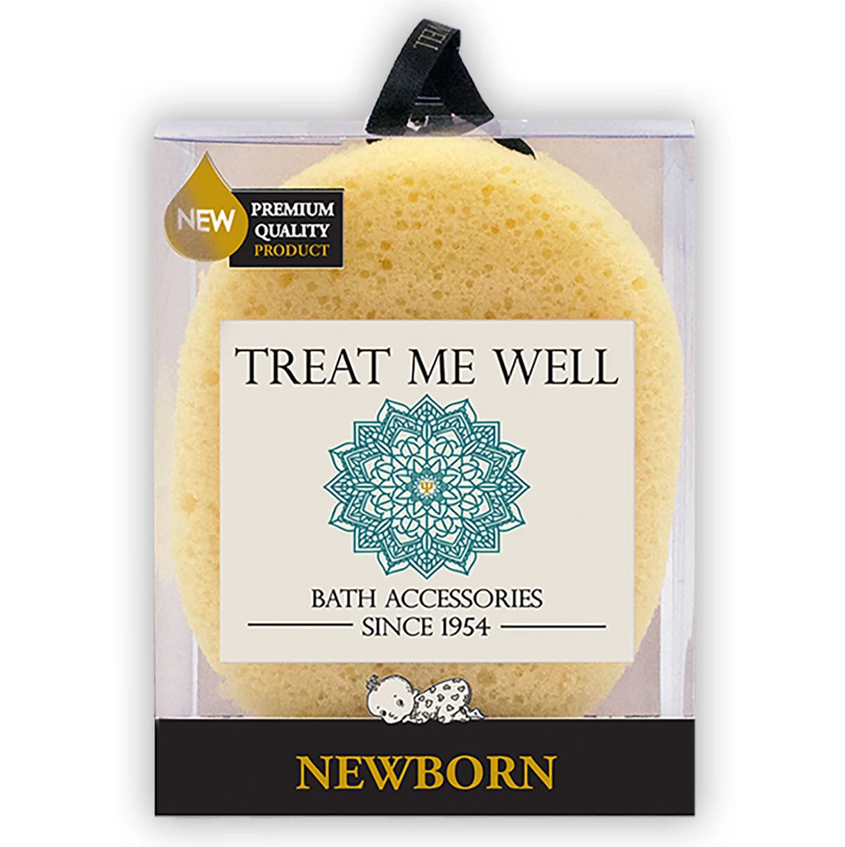 Φωτογραφία προϊόντος: TREAT ME WELL “NEWBORN” sponge was designed especially for toddlers.