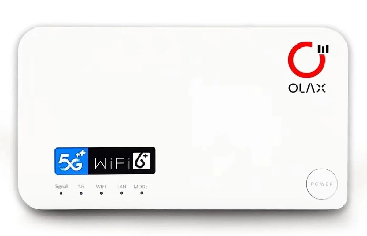 Φωτογραφία προϊόντος: OLAX router 5G LTE G5010 με LAN θύρα, Wi-Fi 6, dual band, 4000mAh