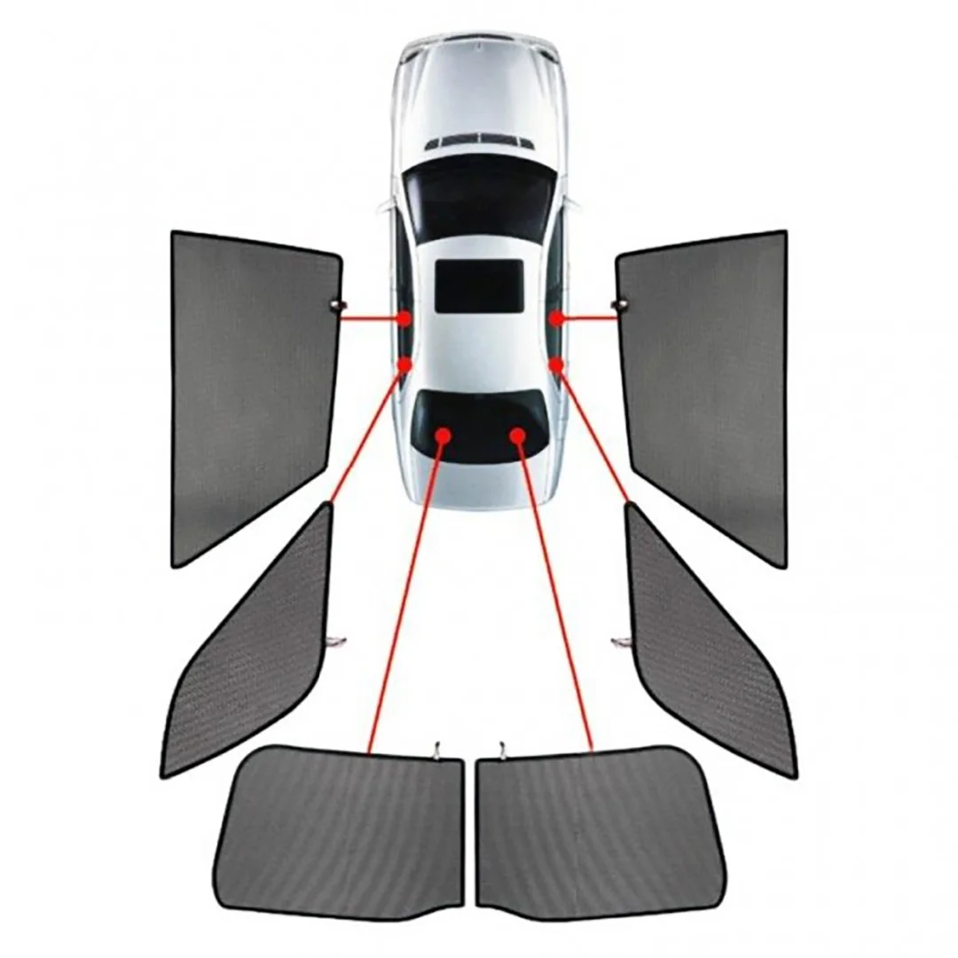 Φωτογραφία προϊόντος: Land Rover Discovery Sport 5D 2015-2020 Κουρτινακια Μαρκε Carshades - 6 ΤΕΜ.