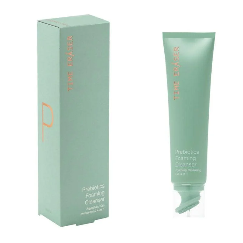 Φωτογραφία προϊόντος: Panthenol Medisei Time Eraser Prebiotics Foaming Cleanser Αφρώδες Τζελ Καθαρισμού 4 σε 1 140ml
