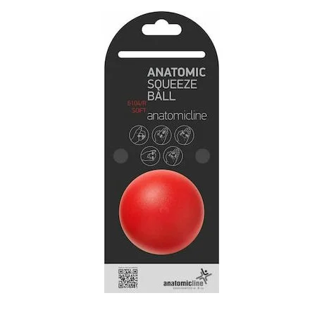 Φωτογραφία προϊόντος: ANATOMIC LINE 6104 Μπαλάκι άσκησης χειρός-RED SOFT