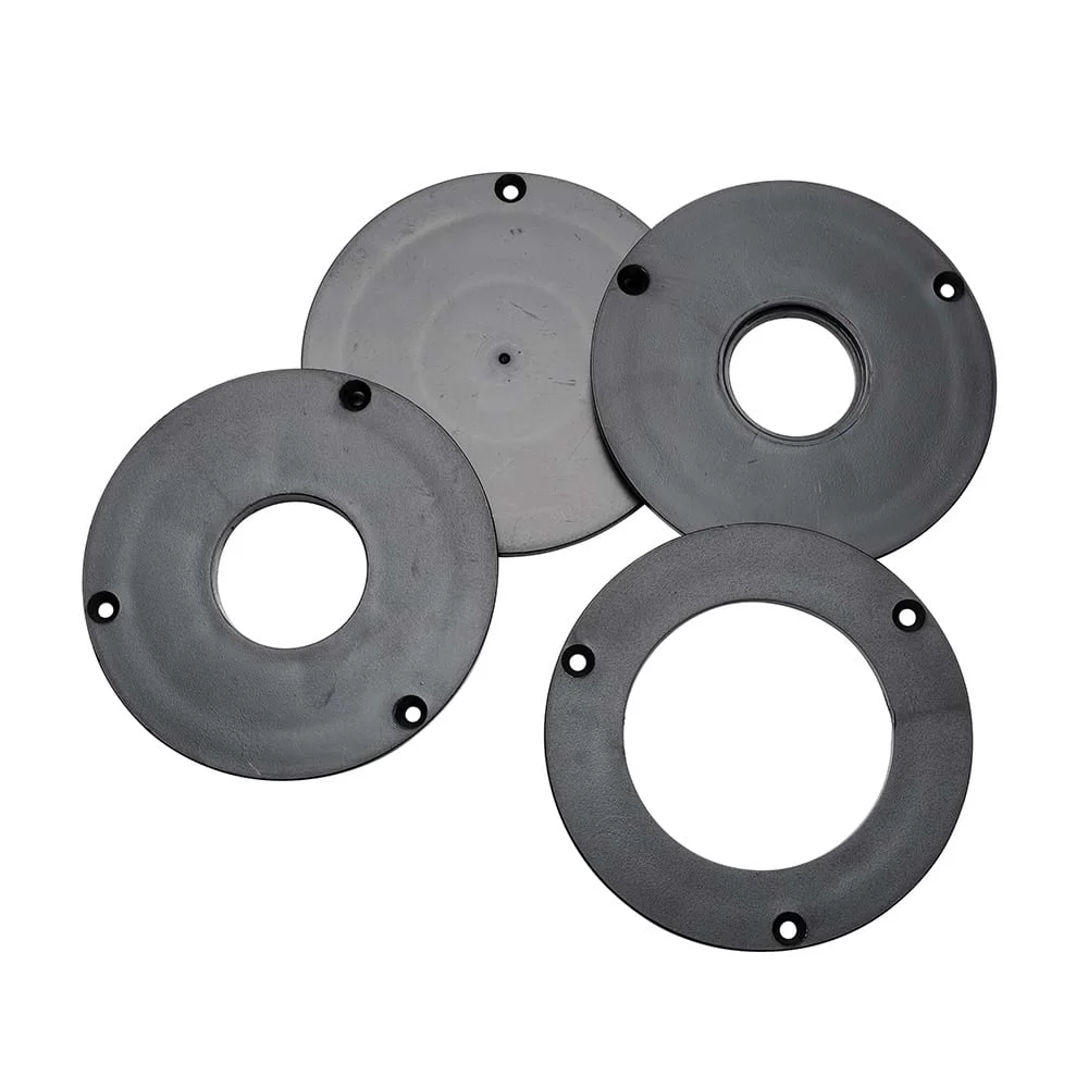 Φωτογραφία προϊόντος: Πλαστικοί Ένθετοι Δαχτύλιοι για Βάσεις Ρούτερ Rockler 480438 Σετ 4 τεμαχίων